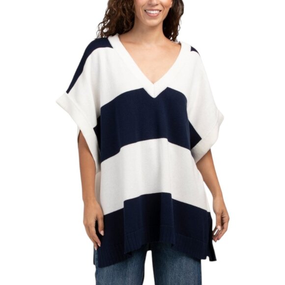 EBBY & I Oversized Striped Sweater - Picture 1 of 2